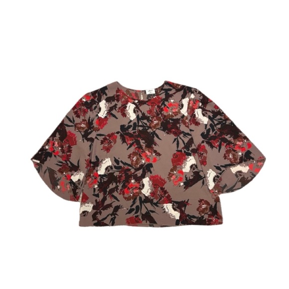 Aritzia Wilfred Cambrai Floral Print Blouse, Size M - Picture 2 of 6
